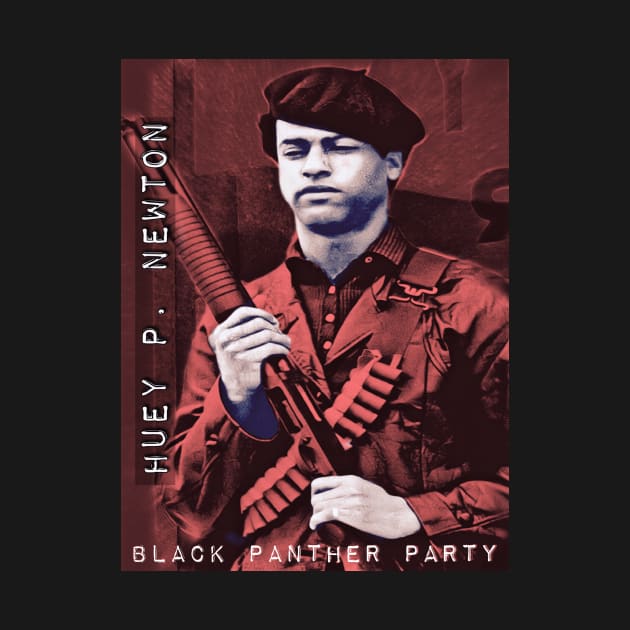 Huey P. Newton (R) by BlackOzean