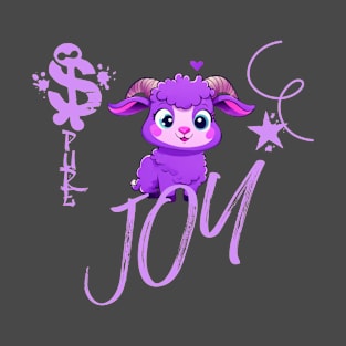 Cartoon Pure Joy Goat T-Shirt