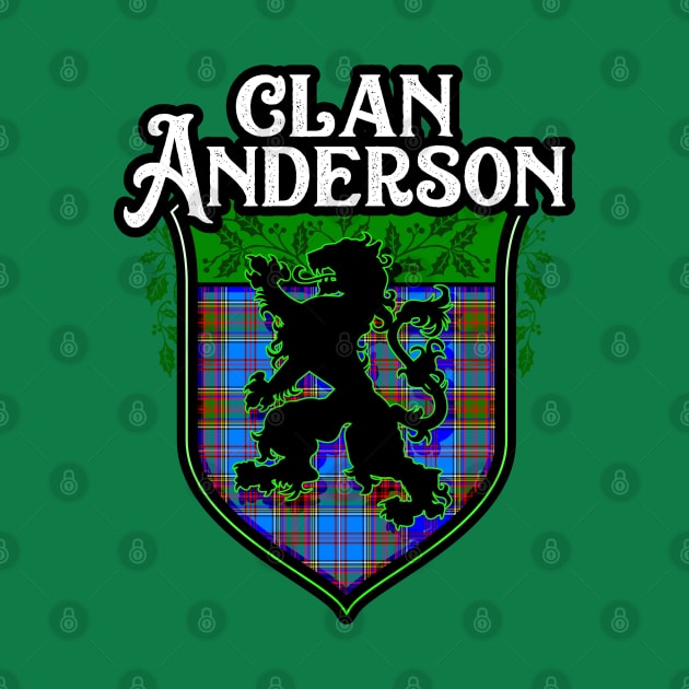 Clan Anderson Scottish Rampant Lion by Celtic Folk