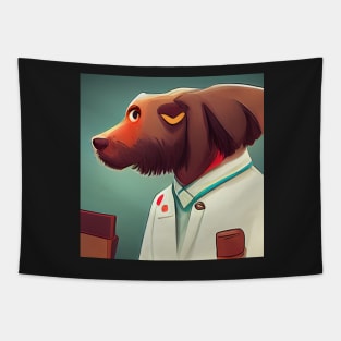 Veterinary doctor | Comics Style Tapestry