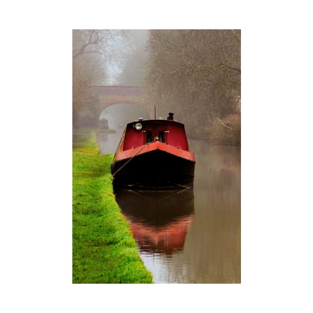 Narrowboat on the Canal by avrilharris