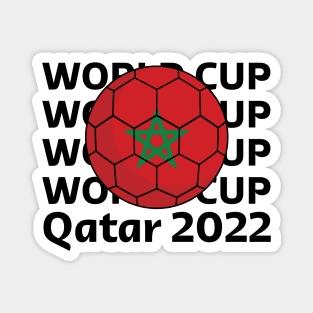 World Cup Qatar 2022  - Team Morocco Magnet