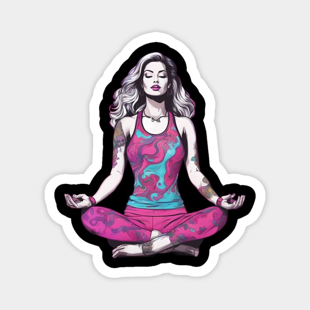 Sleep Meditation Magnet by animegirlnft