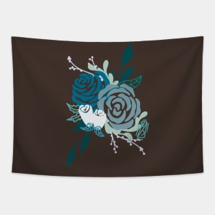 Icy Roses Tapestry