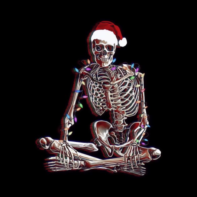 Christmas Skeleton by BigTexFunkadelic