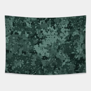 Green Micro Camo (Camouflage) Pattern Tapestry