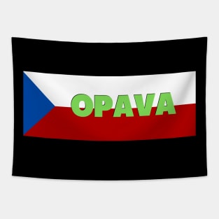 Opava City in Czech Republic Flag Tapestry