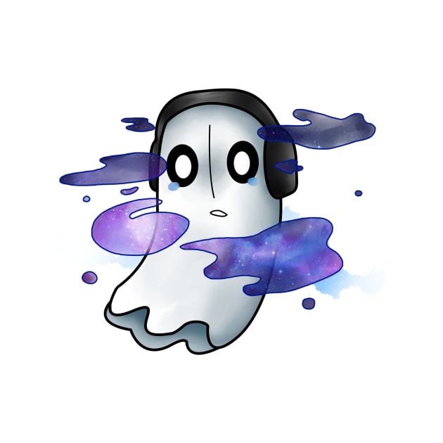 Napstablook Galaxy Design by Deluxion