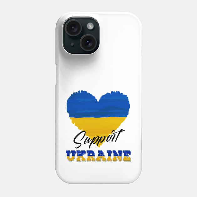 Support UKRAINE Phone Case by Green Splash