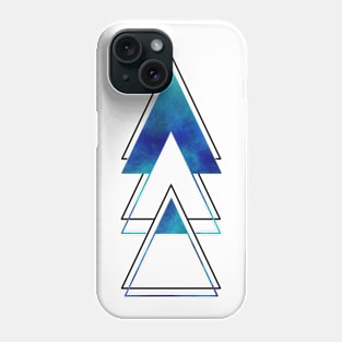 Space triangles Phone Case