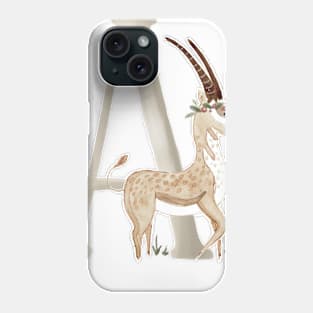 A for Antelope Phone Case