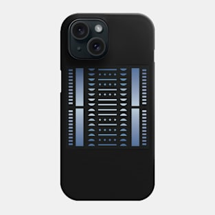 “Dimensional Civilization” - V.2 Blue - (Geometric Art) (Dimensions) - Doc Labs Phone Case