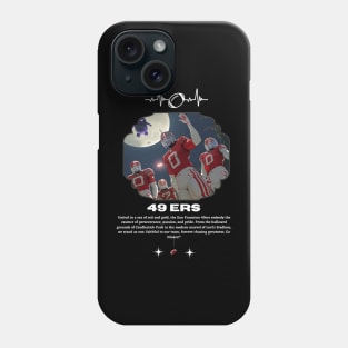 49 ers graphic design, funny 49 ers victor illustration design Phone Case