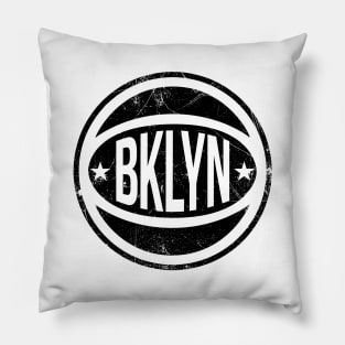 Brooklyn Retro Ball - White Pillow