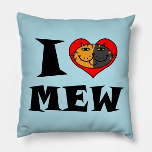 I HEART Cat - TORTOISESHELL CAT Pillow