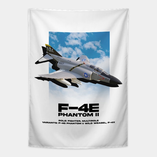 F-4E Phantom II Fighter Tapestry by Distant War