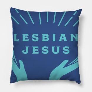 Lesbian Jesus Pillow