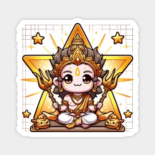 Cute Vidyaraja God Magnet