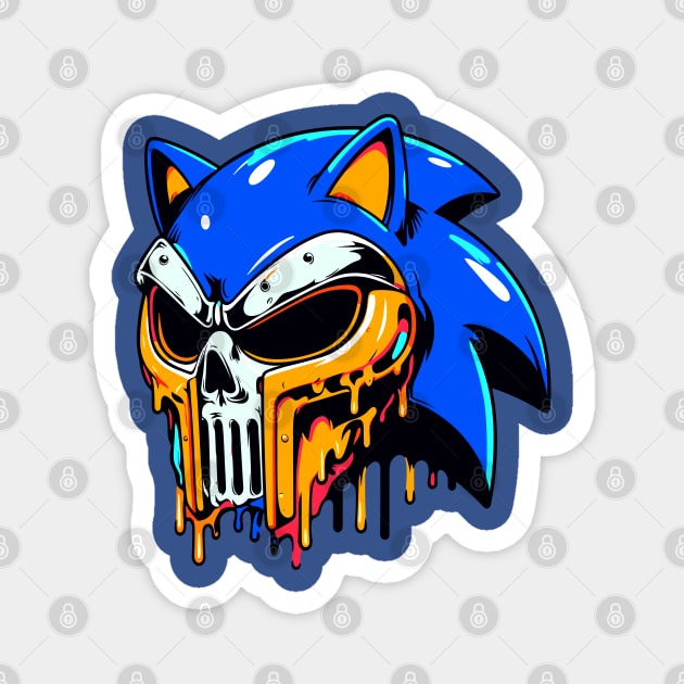 Sonic X Doom 02 Magnet by jeremykoplak