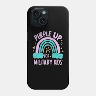 Purple Up For Military Kids Military Child Month Phone Case