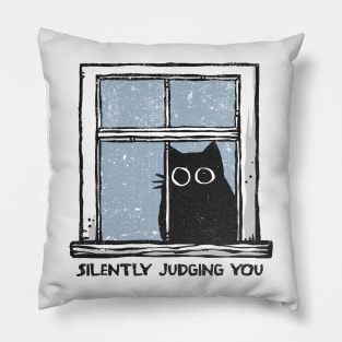 Silently Judging You Pillow