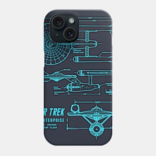 STAR TREK - classic specs Phone Case