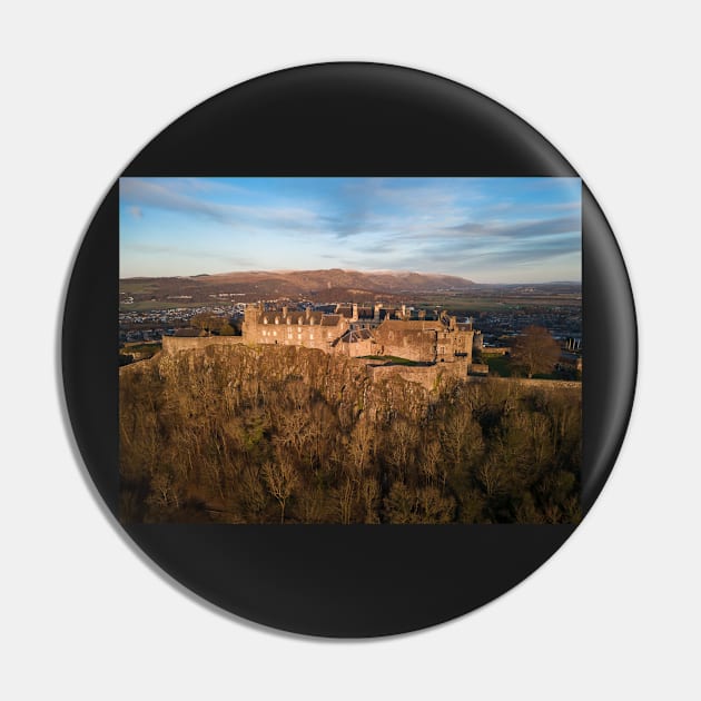 Stirling Castle Ariel View Pin by TMcG72