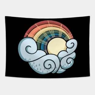 Sunshine and rainbows Tapestry