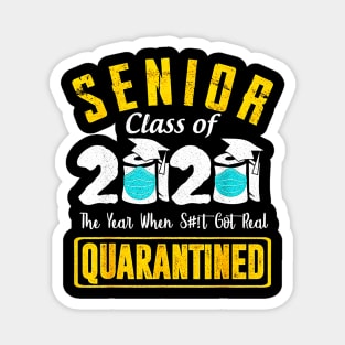 Senior Class of 2020 Quarantine Graduation Toilet Paper T-Shirt Magnet