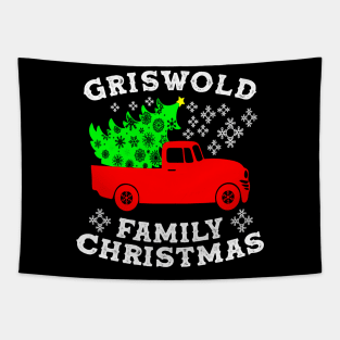 Griswold Family Christmas Car And Pine Tree National Tapestry