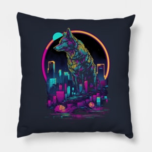 Electric Fox is the king of a cyberspace Pillow