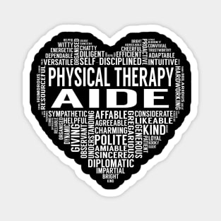 Physical Therapy Aide Heart Magnet