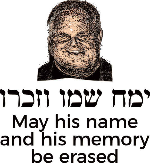 May His Name And His Memory Be Erased Kids T-Shirt by dikleyt