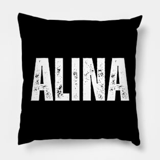 Alina Name Gift Birthday Holiday Anniversary Pillow