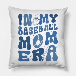 In My Baseball Mama Era, Baseball Mom, Baseball Mama, Baseball Lover, Game Day, Sport Mom, Gift For Mom Pillow