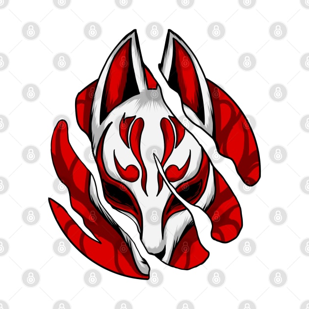 kitsune mask by Amartwork