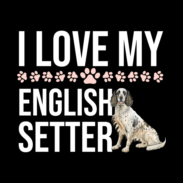 English Setter by The Jumping Cart