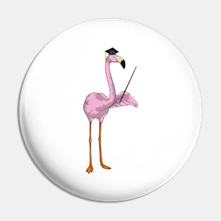 Flamingo Student Diploma Pin