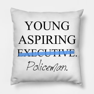 Young Aspiring Policeman Pillow