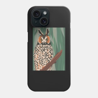 Long-eared Owl Phone Case