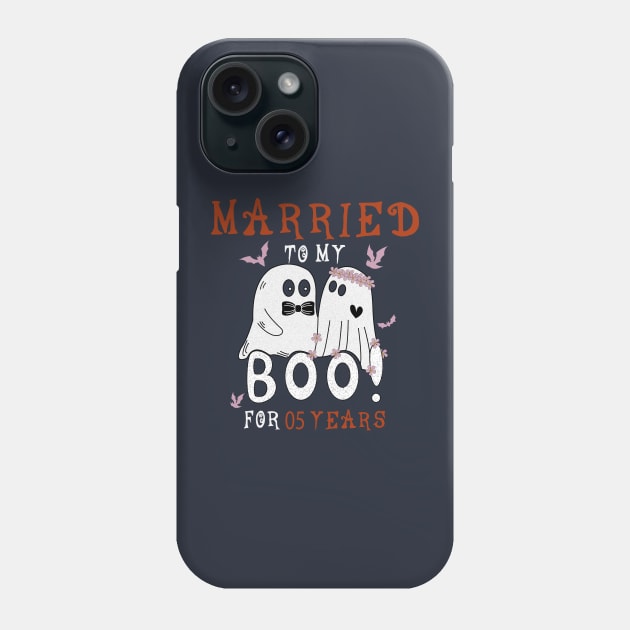 Funny 5th Wedding Anniversary October 5th Anniversary Phone Case by YOUNESS98