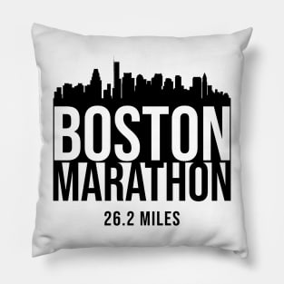 Boston 26.2 Miles Pillow