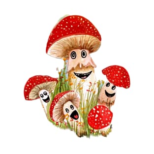 Mushroom family T-Shirt