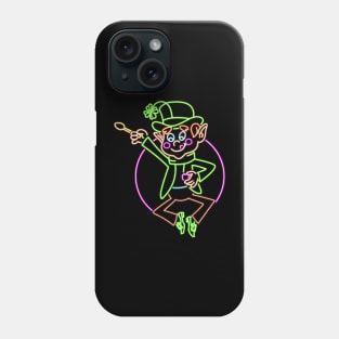 lucky charm neon style Phone Case