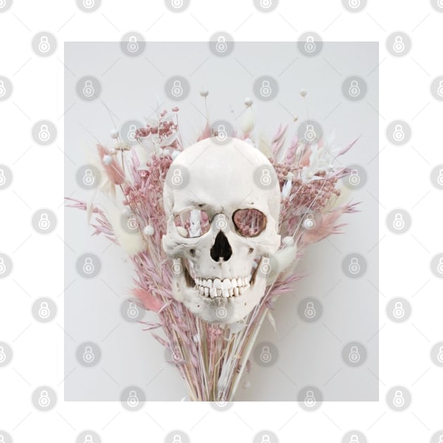 Soft aesthetic skull by Frog.mommy