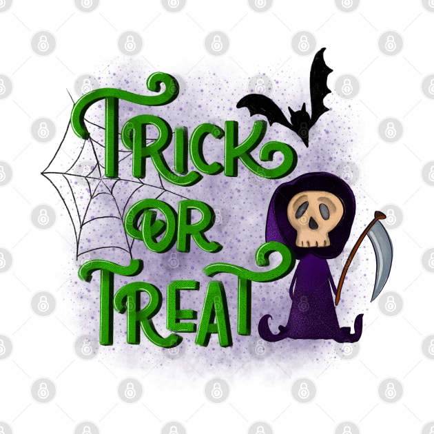 Cute Trick or treat design by PrintAmor