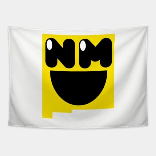 New Mexico States of Happynes- New Mexico Smiling Face Tapestry