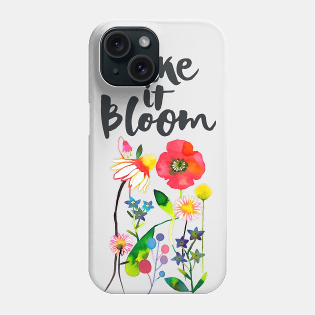 Happy Spring Flowers Phone Case by ninoladesign