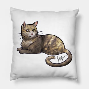 Cat - American Shorthair - Tortoise Shell Pillow