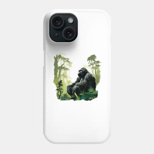 Black Gorilla Phone Case